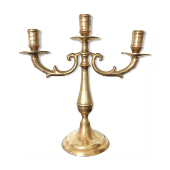 Old brass chandelier