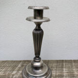 Edouadrien candlestick in old silver metal hallmarked / old candlestick