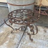 Wrought iron coffee table