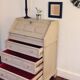 Secretary end donkey back 19th early 20th patinated waxed in Farrow & Ball