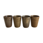 Mugs en grès Digoin