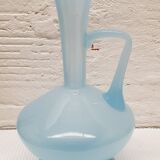 Sky blue opaline vase