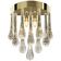 Belt “big drops” murano glass wall sconce