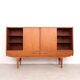 Teak highboard with sliding doors from Westergaard, 1960s