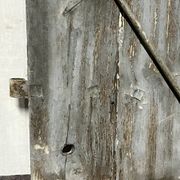 Pair of old shutters