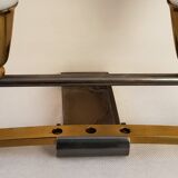 Brass and art deco opaline