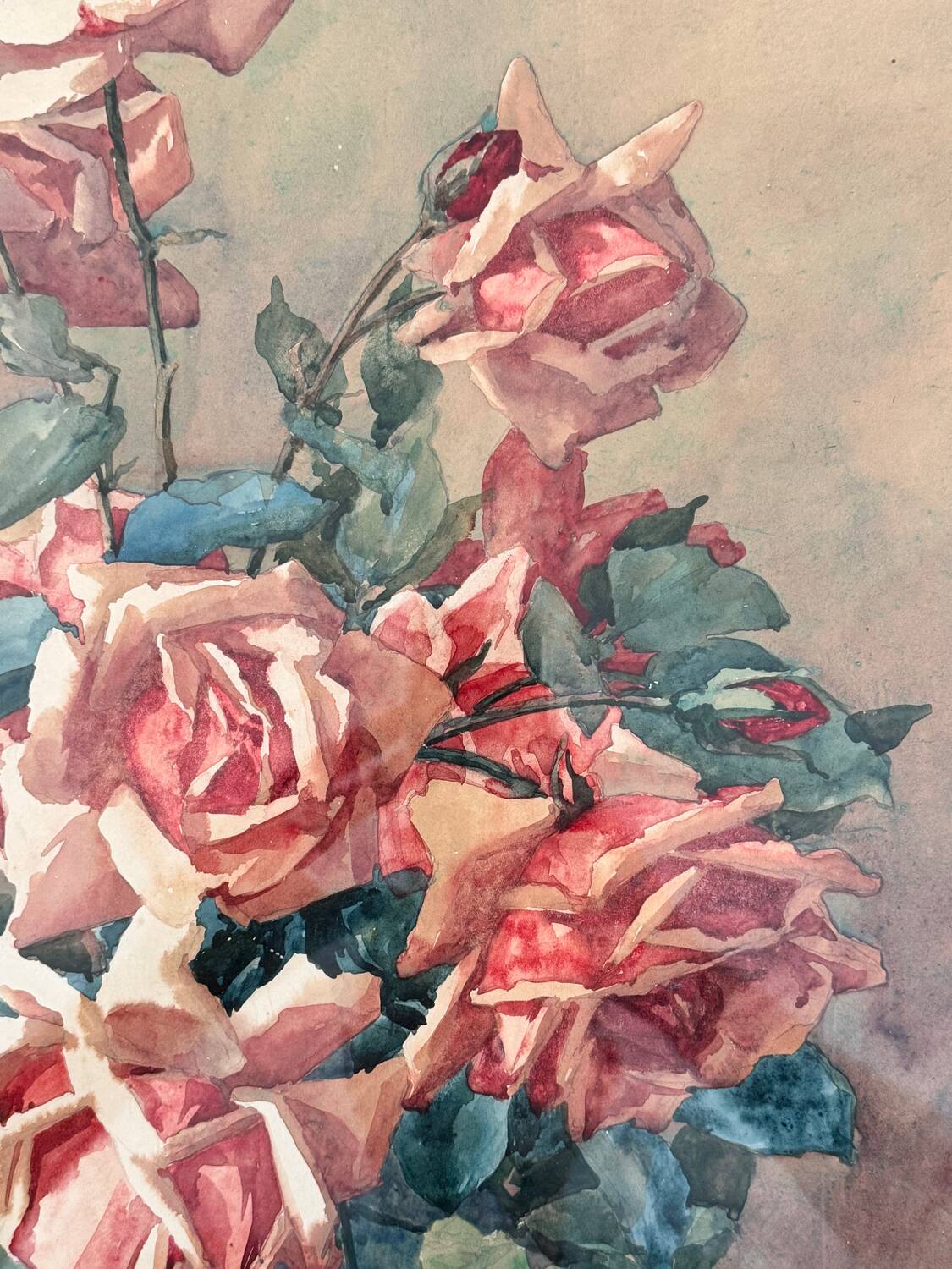 Still life with roses, circa 1930
