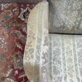 Fauteuil anglais en acajou à oreilles