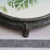 Antique ceramic trivet