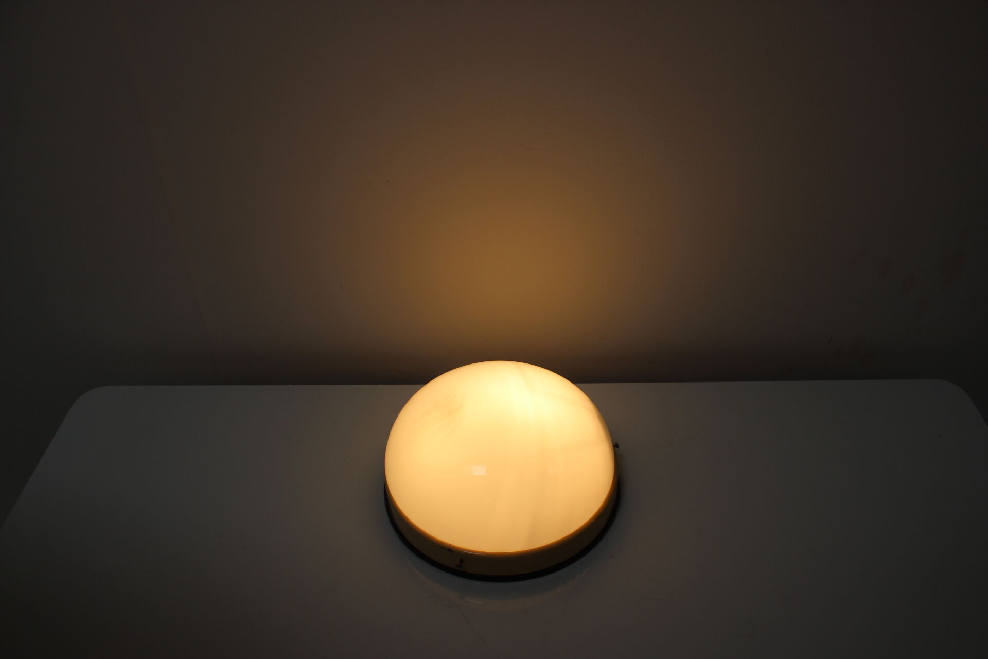 Set of five bauhaus flush mounts 1930s