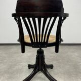 Jugendstil swivel office chair by Thonet