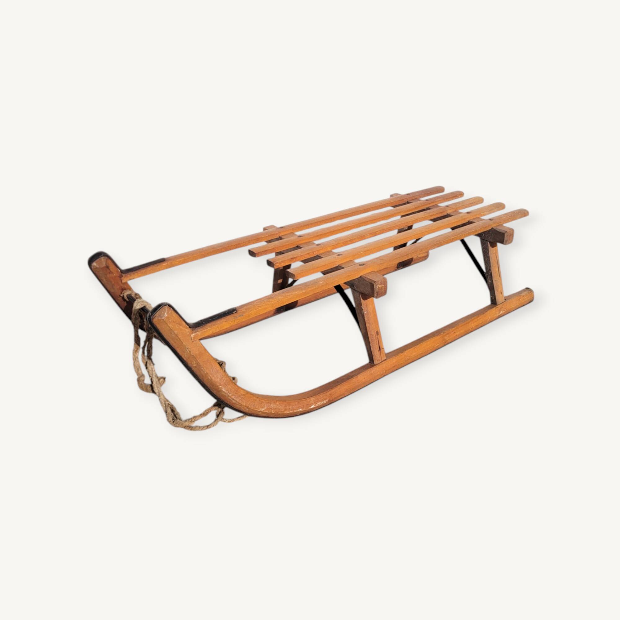 Old wooden sled