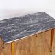 Table pieds compas années 70 avec système "monte et baisse"