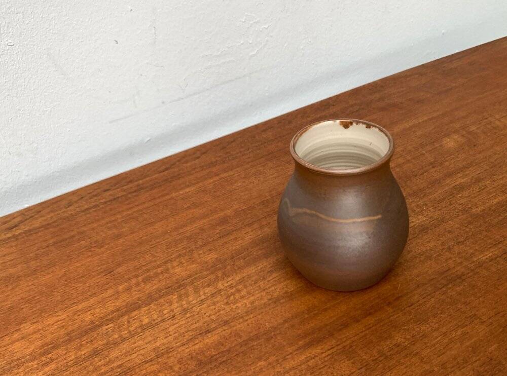 Mid-century ceramic vase signed H.W., 1960s