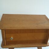 Vintage  bedside in beech