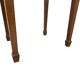 Antique French Oak Bedside Table With Marble Top, early 1900s