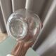 Superb signed blown glass carafe.
