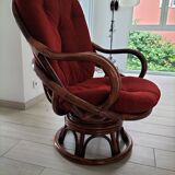 Wicker armchair