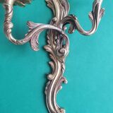 Paire d'appliques murales bougeoirs grandes anciennes