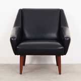 Leather armchair, Danish design, 1970s, production: Denmark