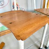 Pair of vintage school chairs