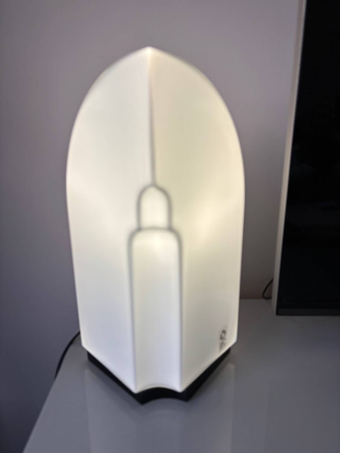 Mid-Century Leucos Tiki 33 Table Lamp in Murano Glass by Kazuhide