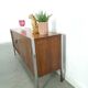 Enfilade en palissandre plus fin avec chromen poten, vintage kast