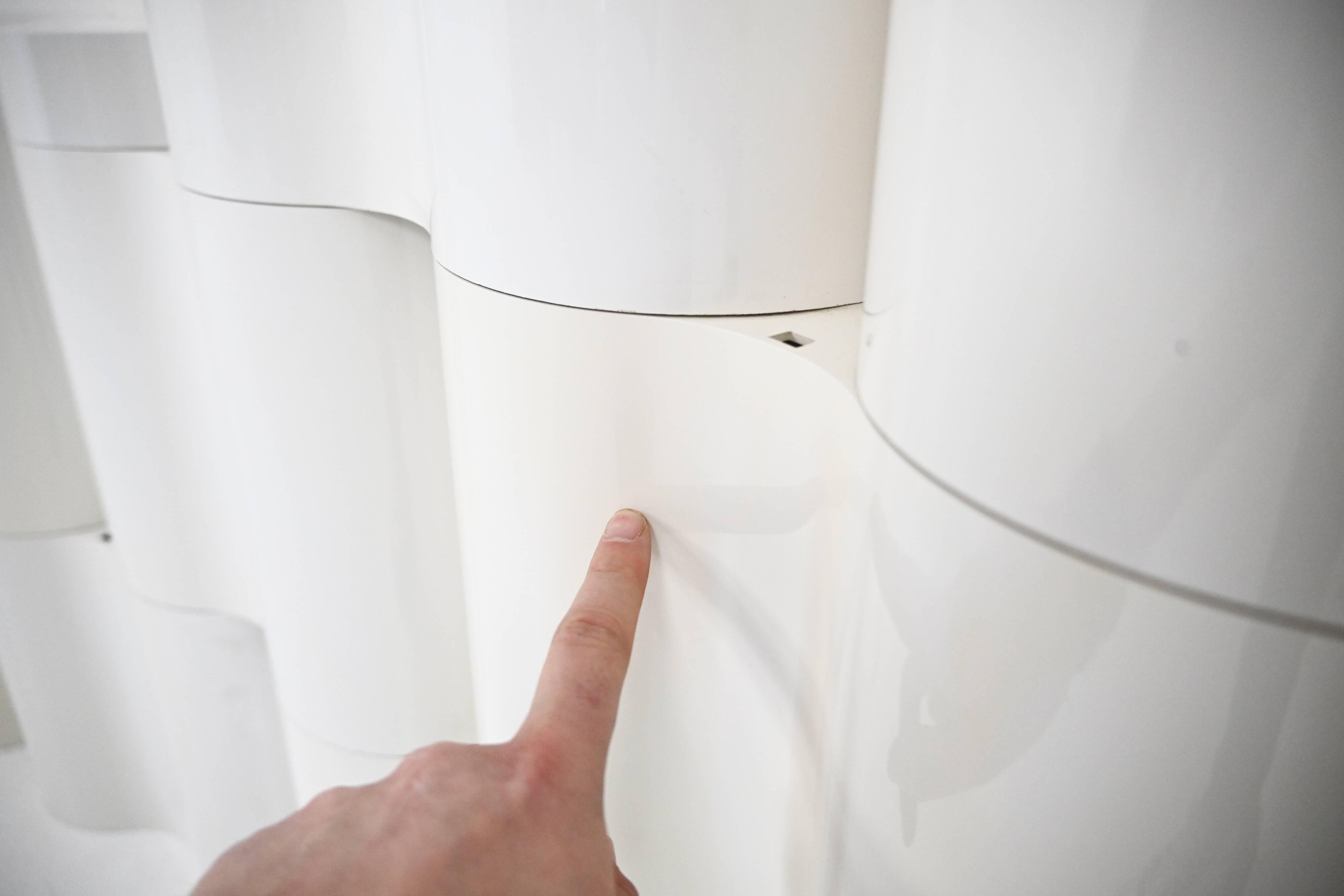 Modular partition "Fiocco" designed by Pierluigi Spadolini for
