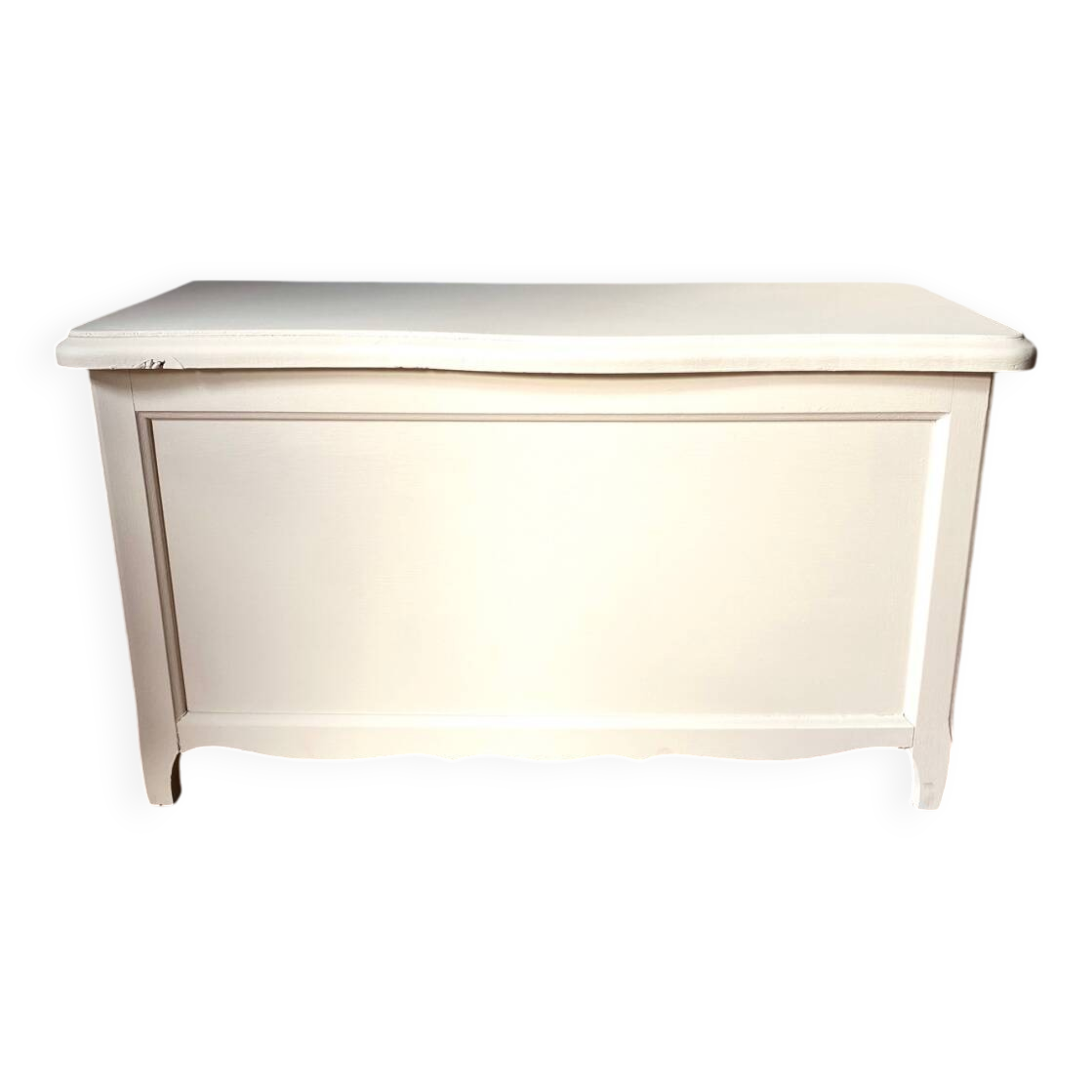 Old wooden toy box repainted