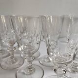 Crystal liqueur glasses