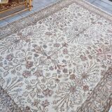 Beige Anatolian Floor Oushak Rug sku 2781