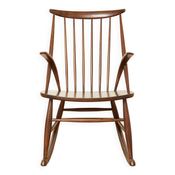 Chaise à bascule Illum Wikkelsø ''IW3'' pour Niels Eilersen