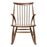 Chaise à bascule Illum Wikkelsø "IW3" pour Niels Eilersen