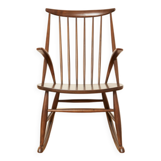 Illum Wikkelsø Rocking Chair "IW3" für Niels Eilersen