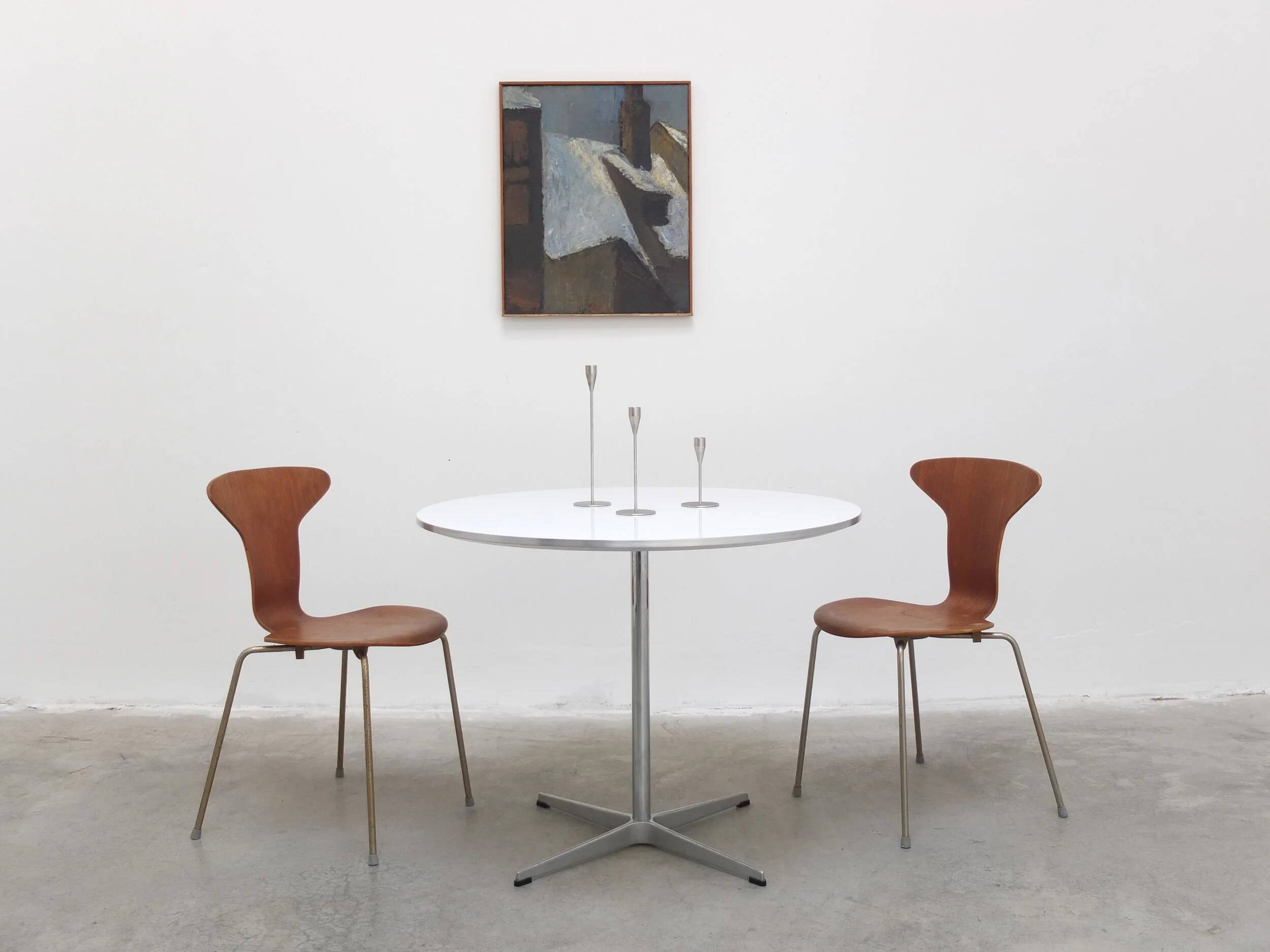 Table à manger 'Circulaire' d'Arne Jacobsen pour Fritz Hansen, 1976