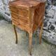 Meuble de chevet marqueté Louis XV