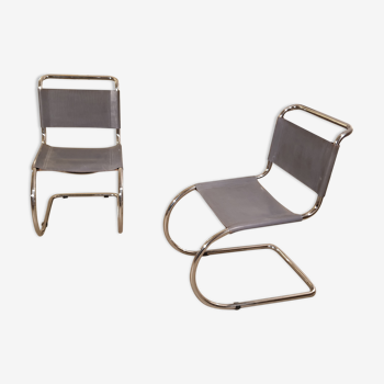 Pair of MR10 Chairs by Ludwig Mies van der Rohe