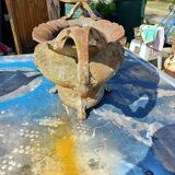 Pair of 1900 Cast Iron Planters from Charleville-Mézières in Rocaille Style