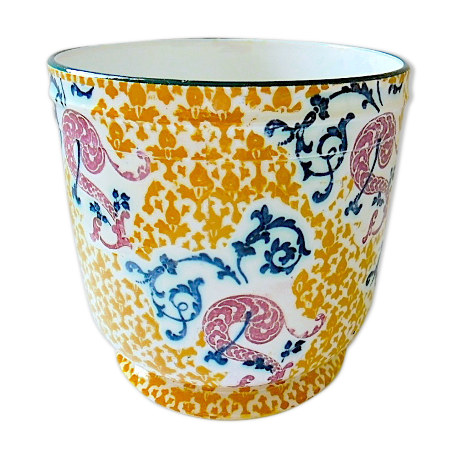 Creil&Montereau earthenware pot