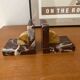 Pair of marble bookends (1930s)