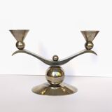 Art Deco Metal Candle Holder