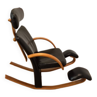 Stokke armchair – rocking (balance) chair - 1980s, Norway