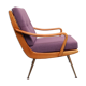 Fauteuil violet 1950