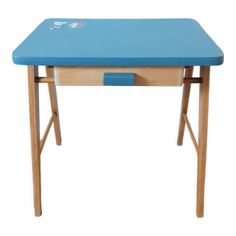 Baumann-style children's school desk, compass feet