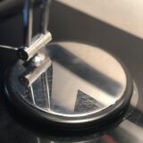 Articulated desk lamp aluminor, chrome and black metal