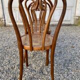 Lot Series of 6 art nouveau bentwood bistro chairs