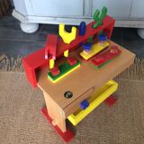 Child wooden workbench