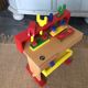 Child wooden workbench