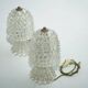 Rare Pair of Ercole Barovier Rostrato table lamps. Italy 1940s