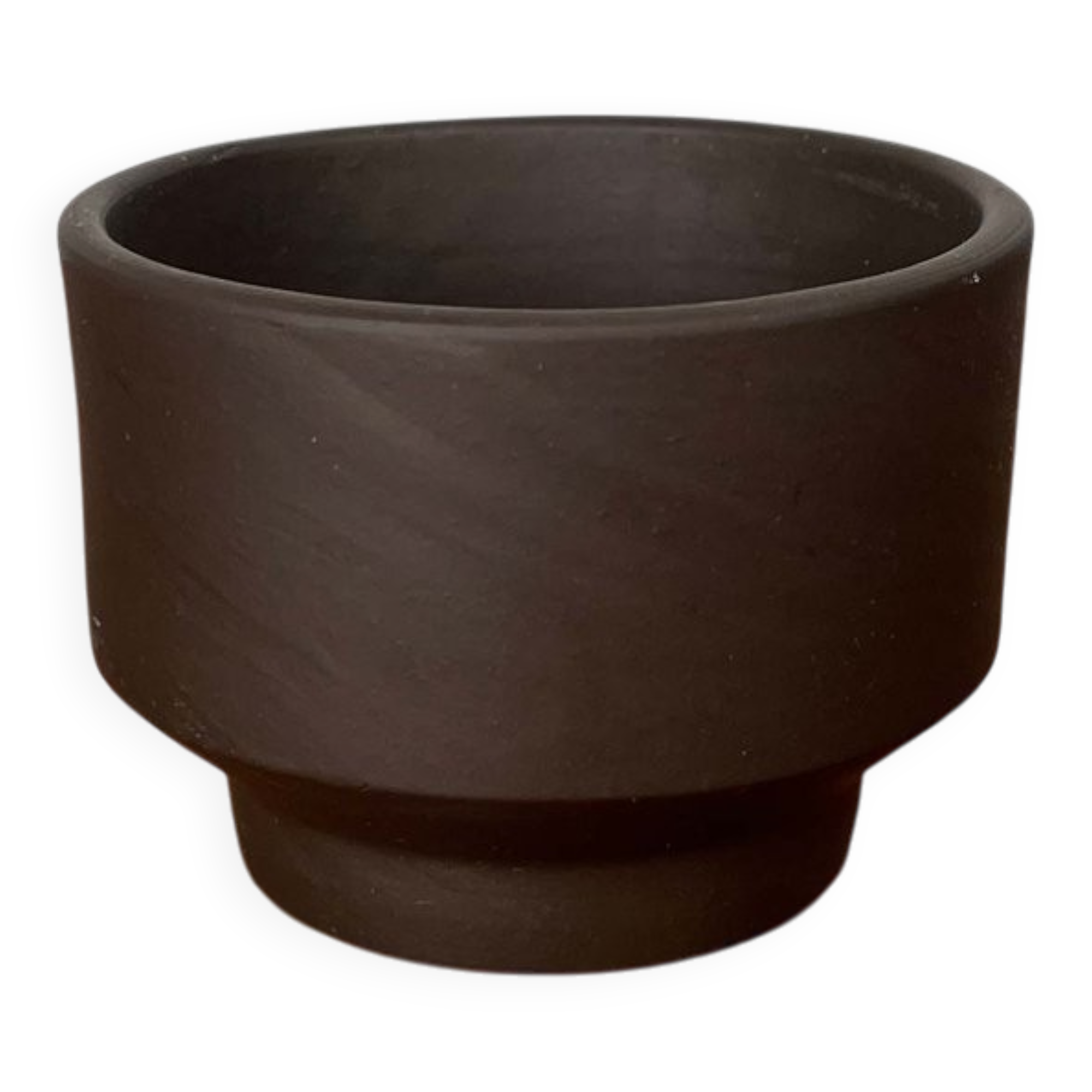 Mid-Century Modern German Studio Pottery Minimalist Vase from BKW Böttger Keramik Wandsbek, Hamburg, 1960s